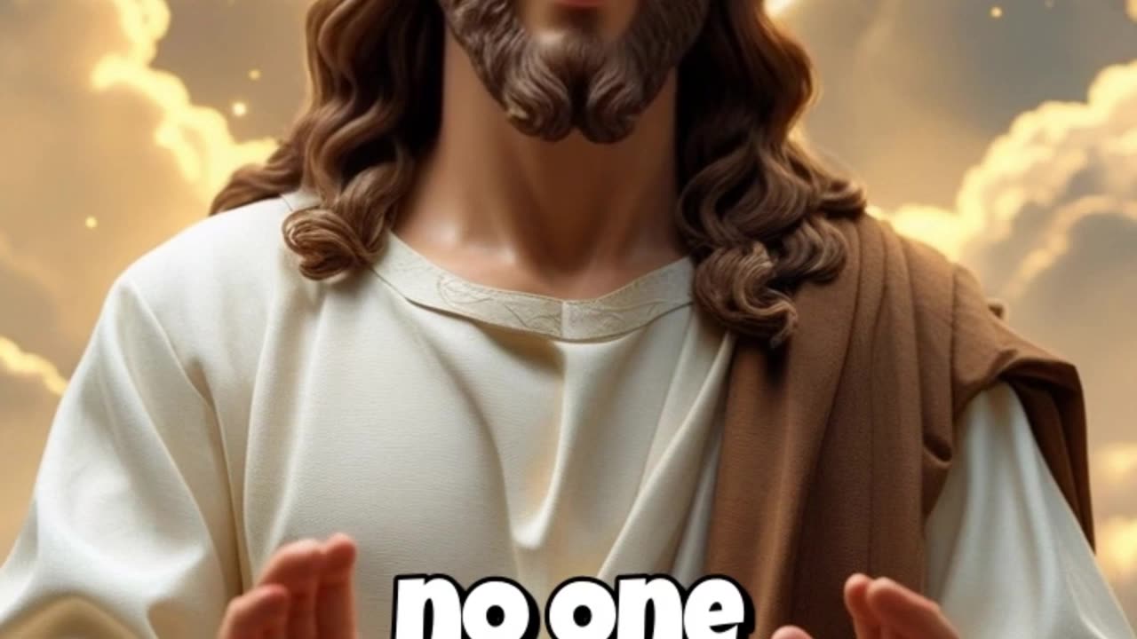 Jesus Looking Over Us | Heavenly Light | Divine Blessing Image of Christ
