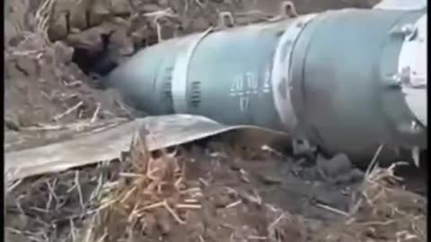 Russian Glide Bomb Got Stuck in the Mud Just Short of Target