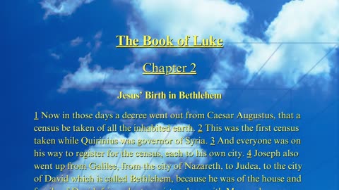 Christian Meme Video: Luke Chapter 2 (11/02/2025)