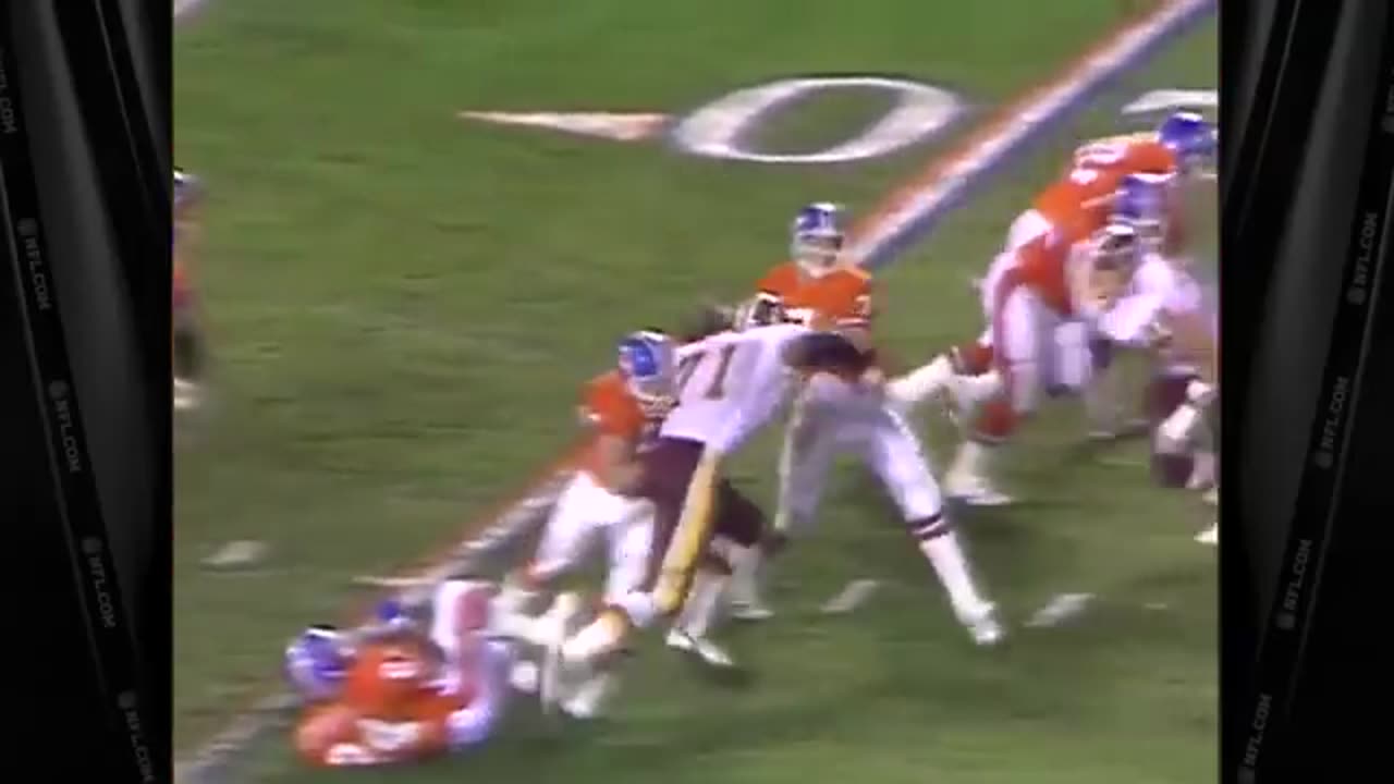 Super bowl # 22, Washington Redsinks vs Denver Broncos, January 30, 1988