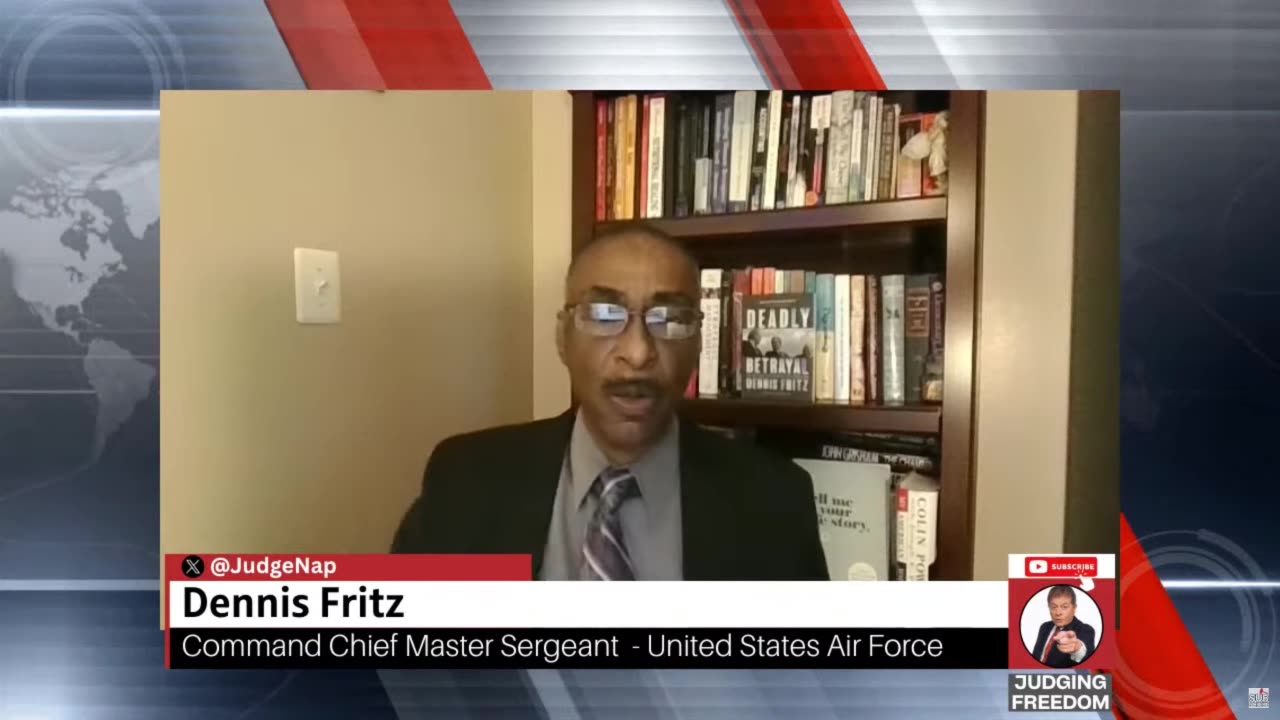 An excerpt with Judge Andrew Napolitano and Chief Master Sergeant Dennis Fritz, Judging Freedom