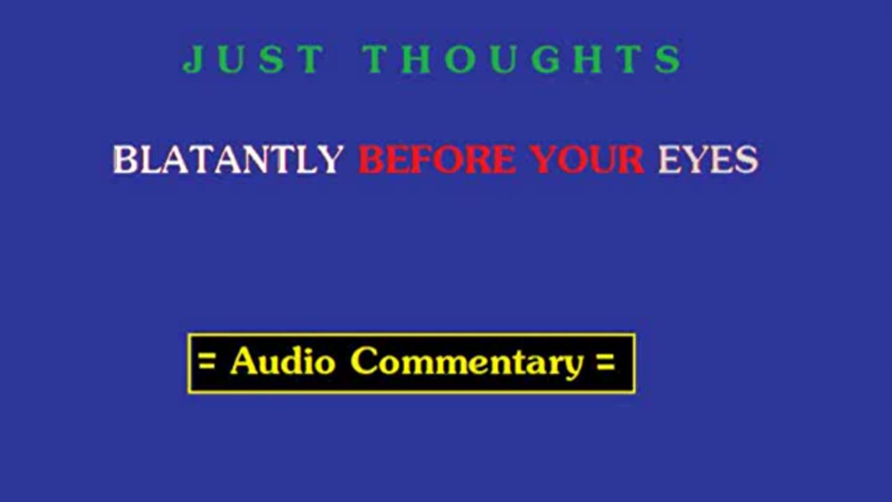 Just Thoughts - Blatantly before your eyes (2012) Retro
