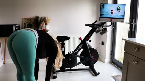 Home Day in The Life ｜ How I Workout Without Gym ｜ YESOUL G1M Plus Smart Bike ｜ Budget Peloton Hack