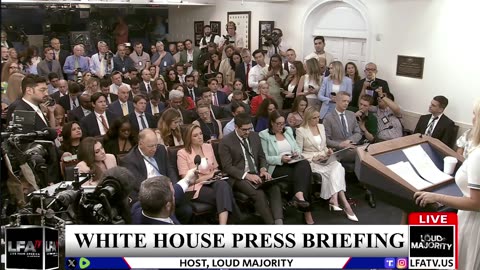 WHITE HOUSE PRESS BRIEFING LIVE - LOUD MAJORITY LIVE