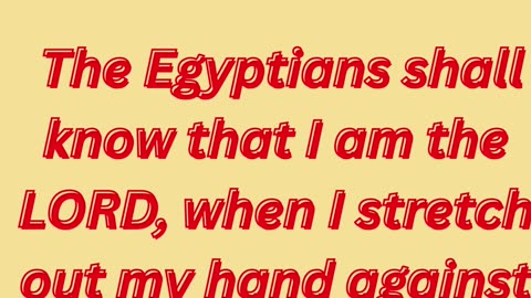 "The LORD Reveals His Power" Exodus 7:5 #shorts #youtube #ytshorts #views #jesus #shortvideo #yt