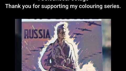 1944 US Propaganda Poster Allied Unity #ColourisedHistory