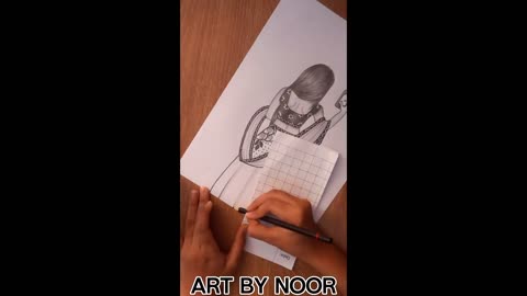 A traditional girl backside taking a selfie || Pencil sketch for beginner || Girl drawing || Drawing