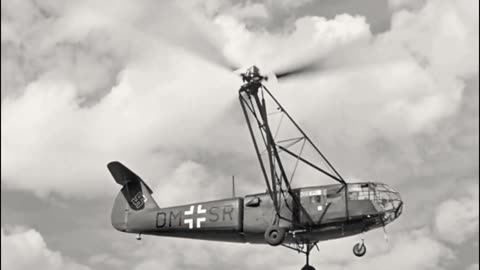 Focke-Achgelis Fa 223 V14 "Drache" WWII-era helicopter