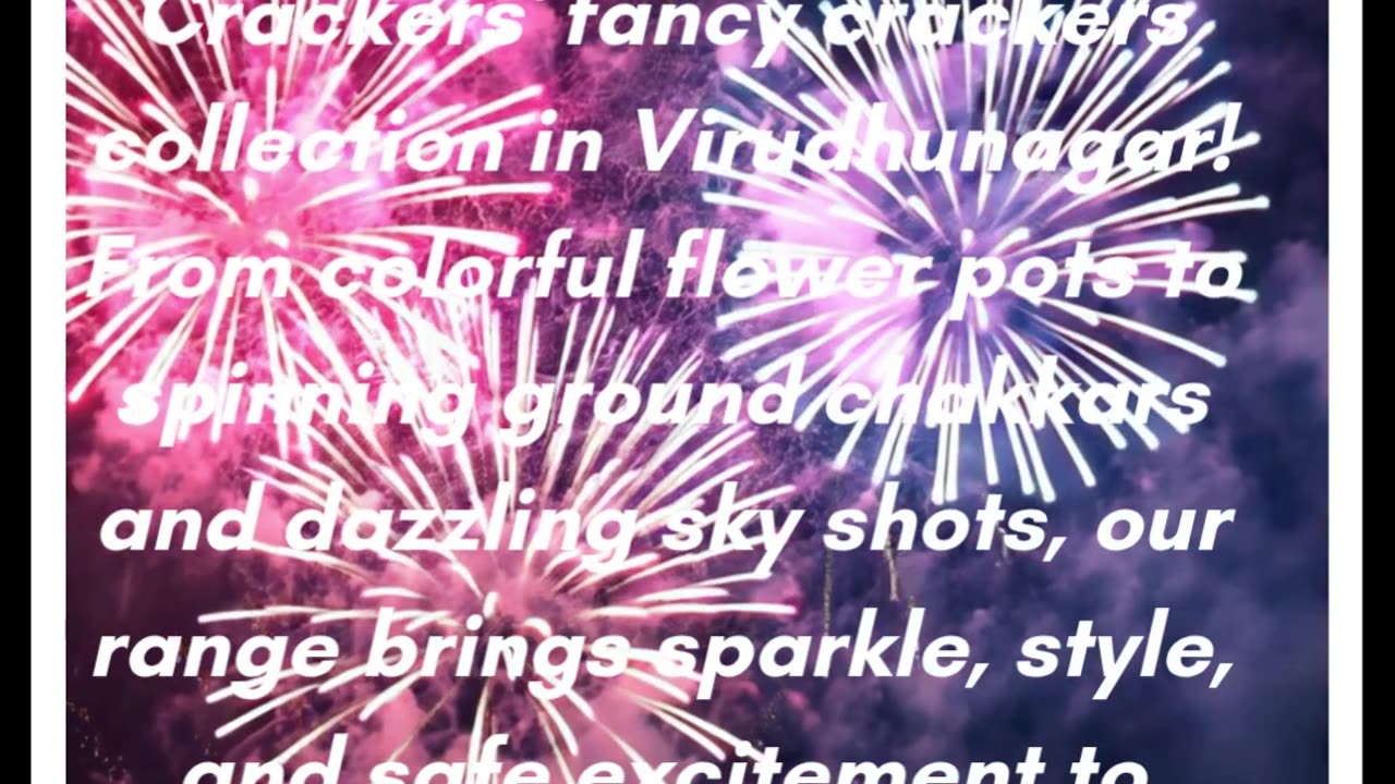 Koushik Crackers – Fancy Crackers Live Demo in Virudhunagar