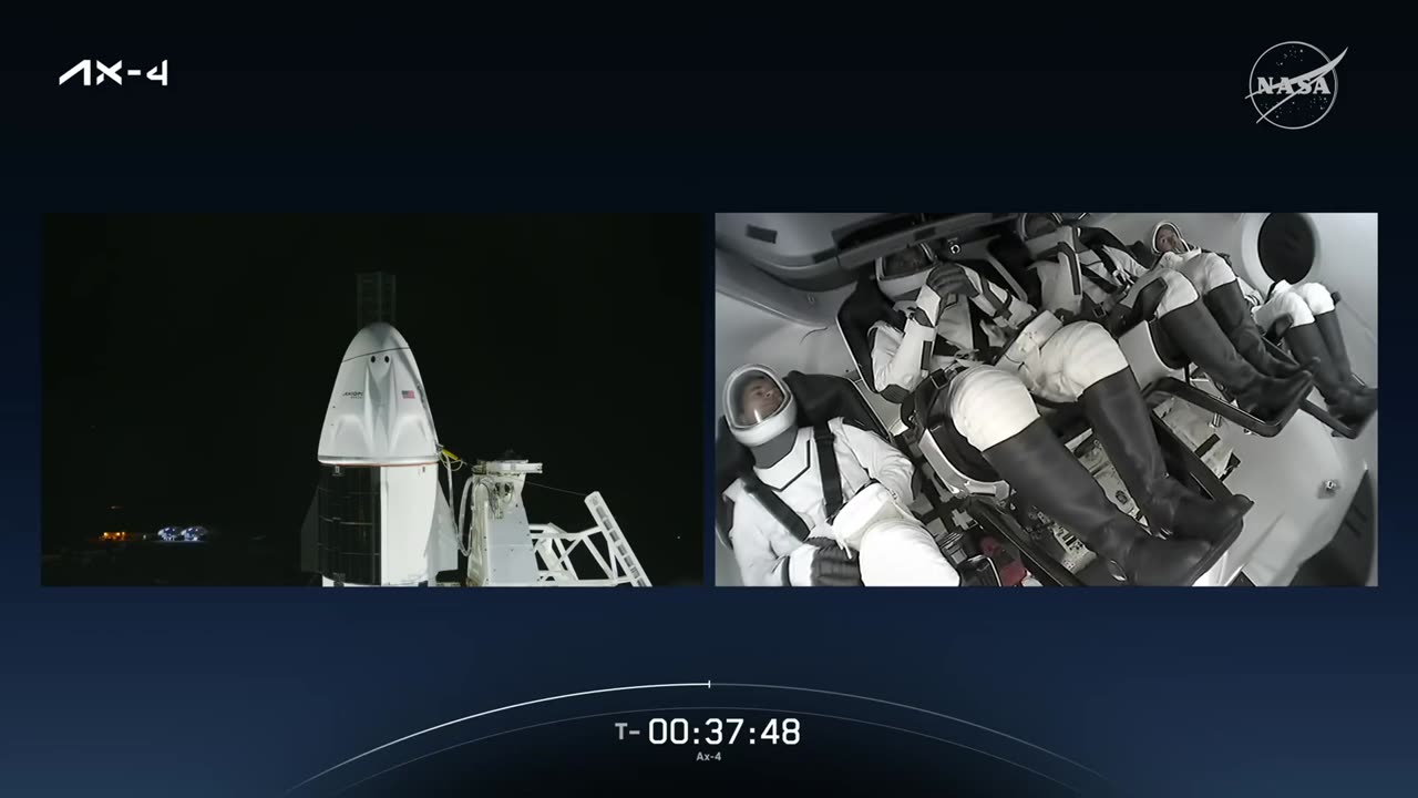 NASA SpaceX Axiom Mission 4 Launches to the International Space Station