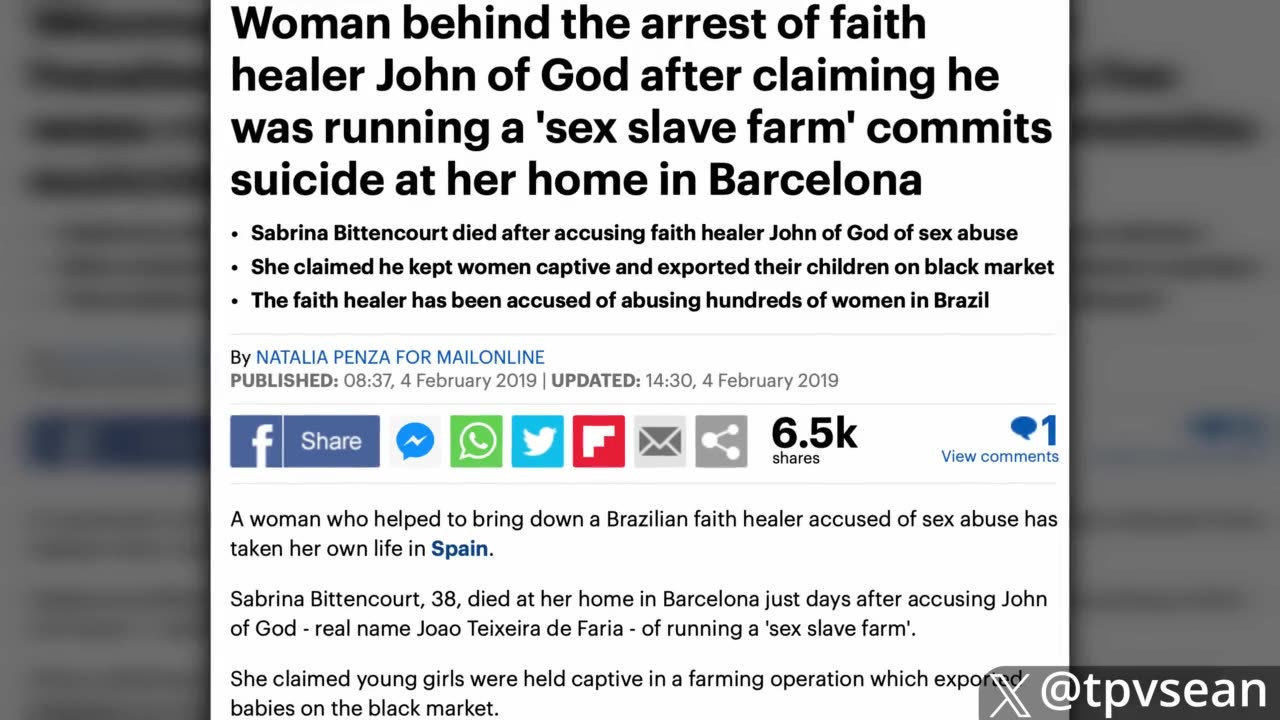 Oprah Facing Life Behind Bars On Child Sex Trafficking Charges