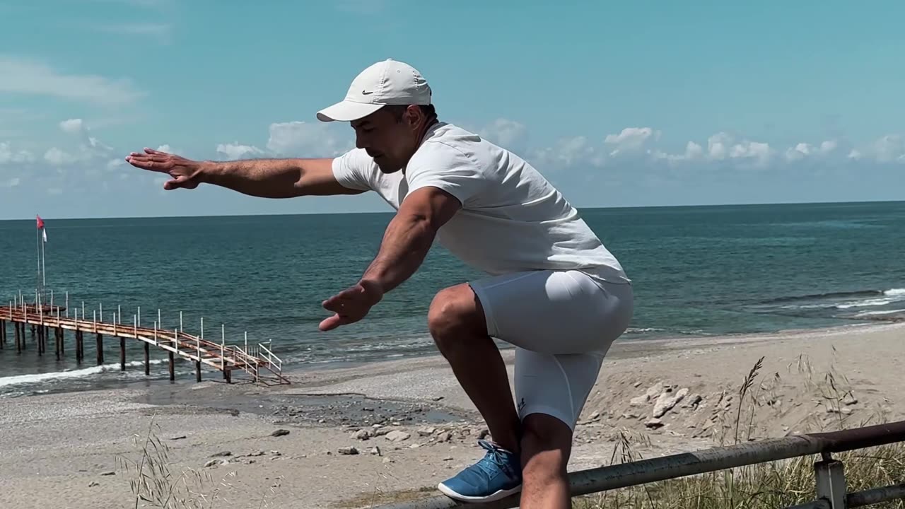 Dragon squat balance