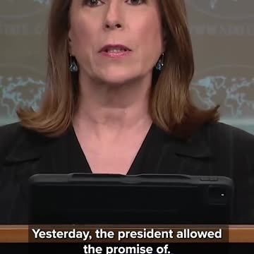 State Department: 'President Trump Continues to Put American Workers First'