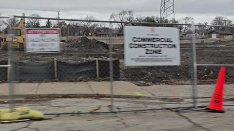 OAK LAWN,ILLINOIS PUBLIC WORKS BUILDING DEMOED