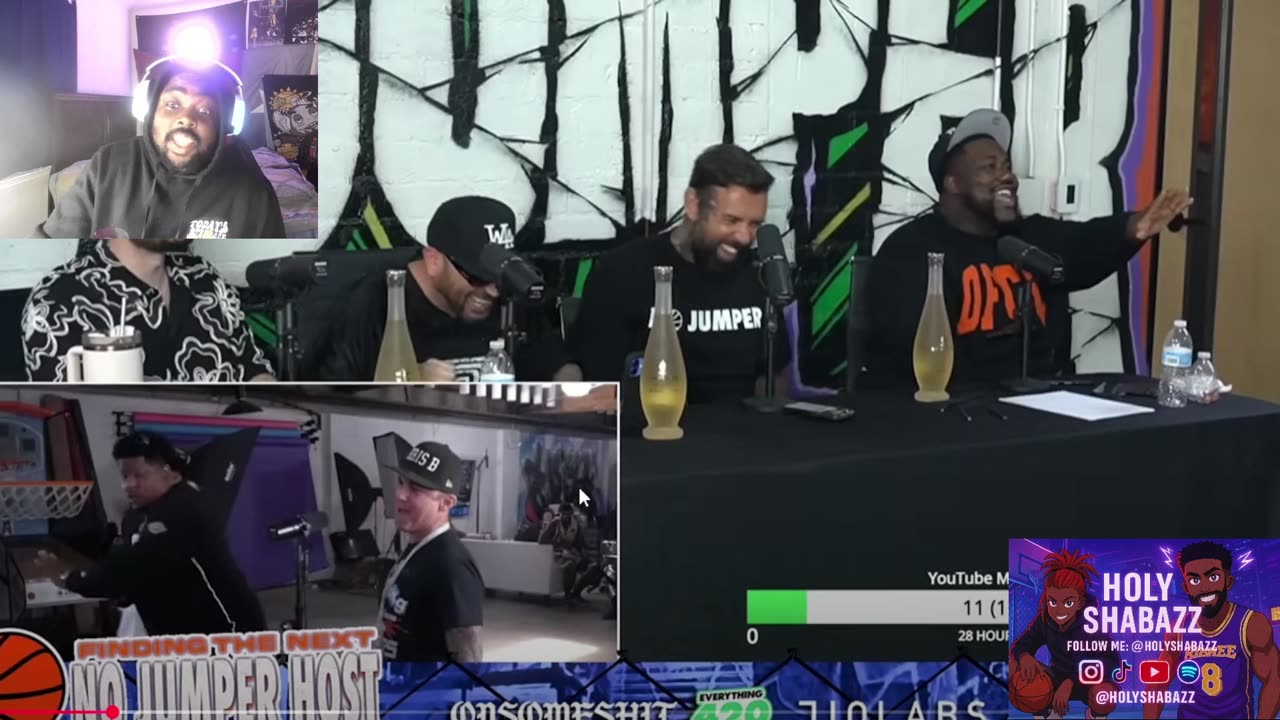 No Jumper Got Grown Men Squaring Up for a Seat on the Show #HolyShabazz