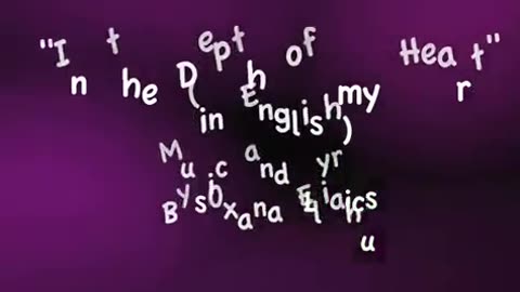 In The Depth of My Heart