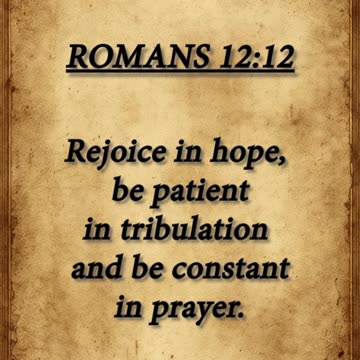 Have the fruit of patience in these end times!