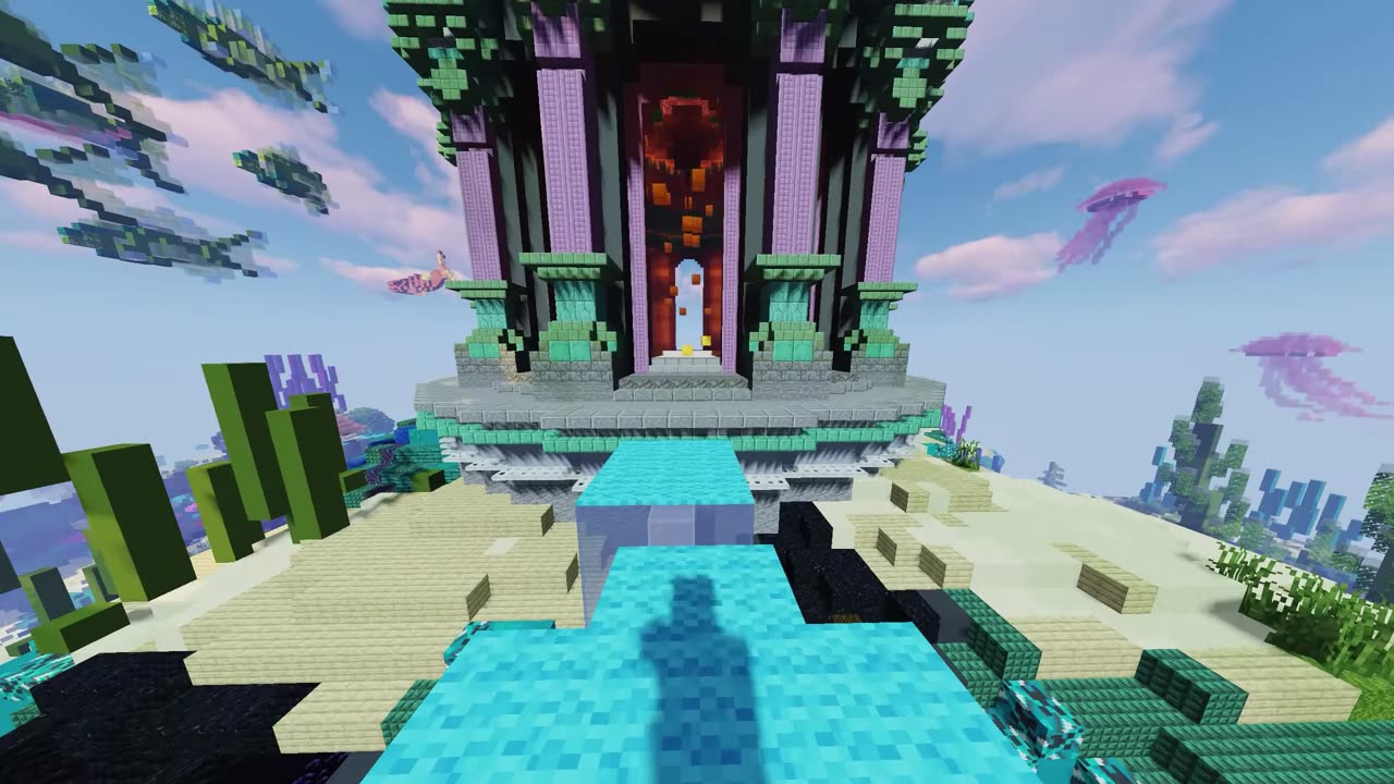 136_Minecraft Parkour | 7 Minutes #game Gameplay | 1440p 60FPS