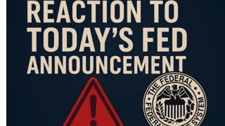 🚨 Reaction To Today’s Fed Announcement | Market Shock & Economic Impact 🚨