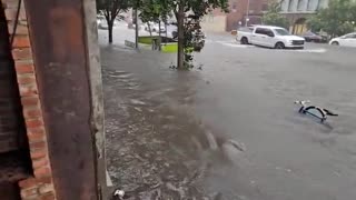 Flooding in NYC. I guess Fk them tunnels