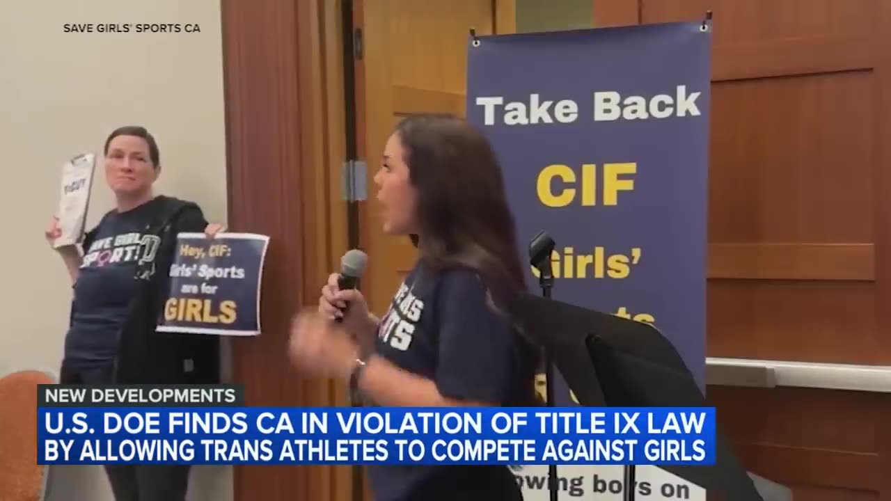 Secretary of Education McMahon announces California violated Title IX