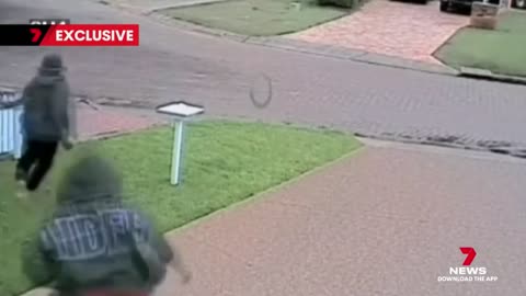 Citizen’s arrest after wild stolen car crash - 7NEWS Australia