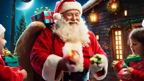 Santa Joyful vocal music video