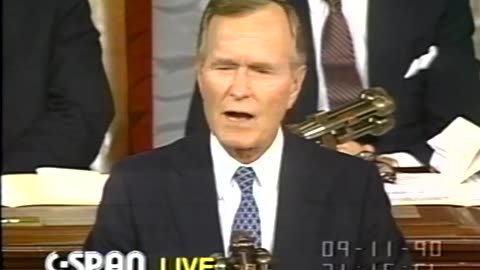 George H.W Bush - New World Order Speech [September 11 1990]