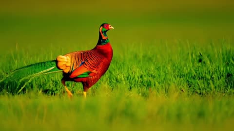 Golden Pheasant: The Most Colorful Bird in the World! 🐦✨