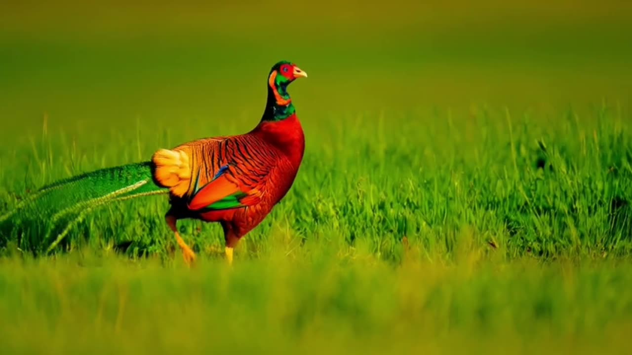 Golden Pheasant: The Most Colorful Bird in the World! 🐦✨