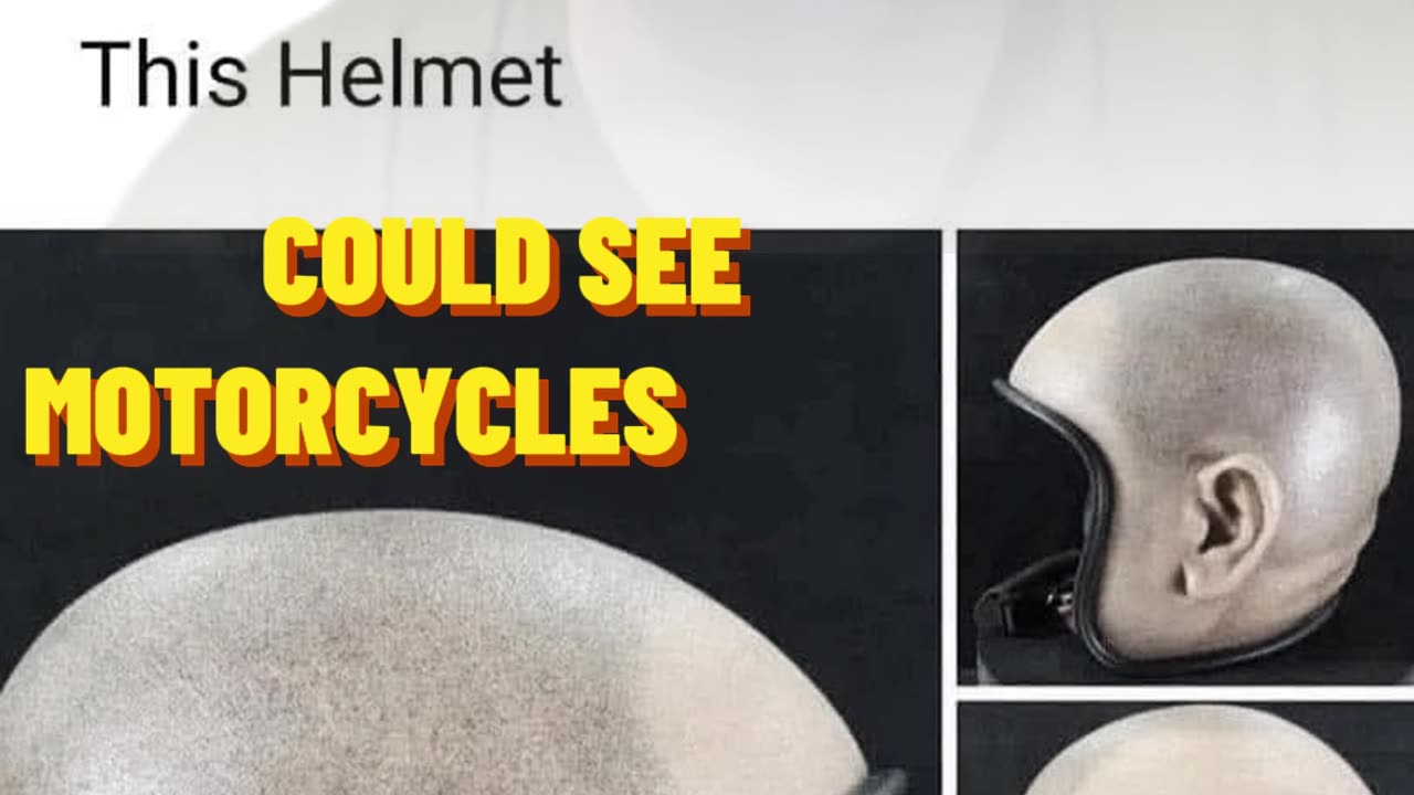 Not the Ideal Helmet But Here It Is