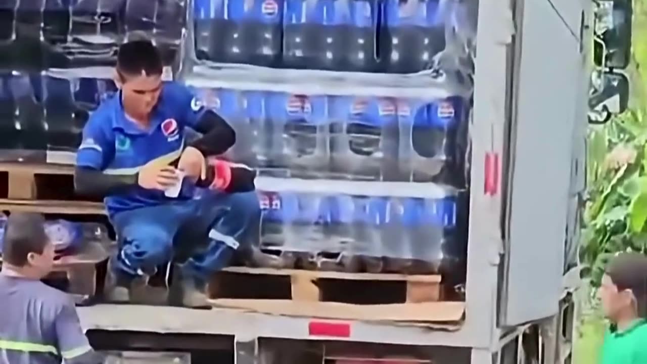 Pepsi driver caught drinking Coke. Coca-Cola's greatest ad cost them nothing