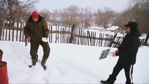 How Russians sell flowers