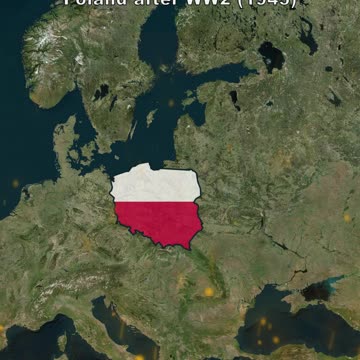 Poland after WW1 (1918) vs Poland after WW2 (1945)-13