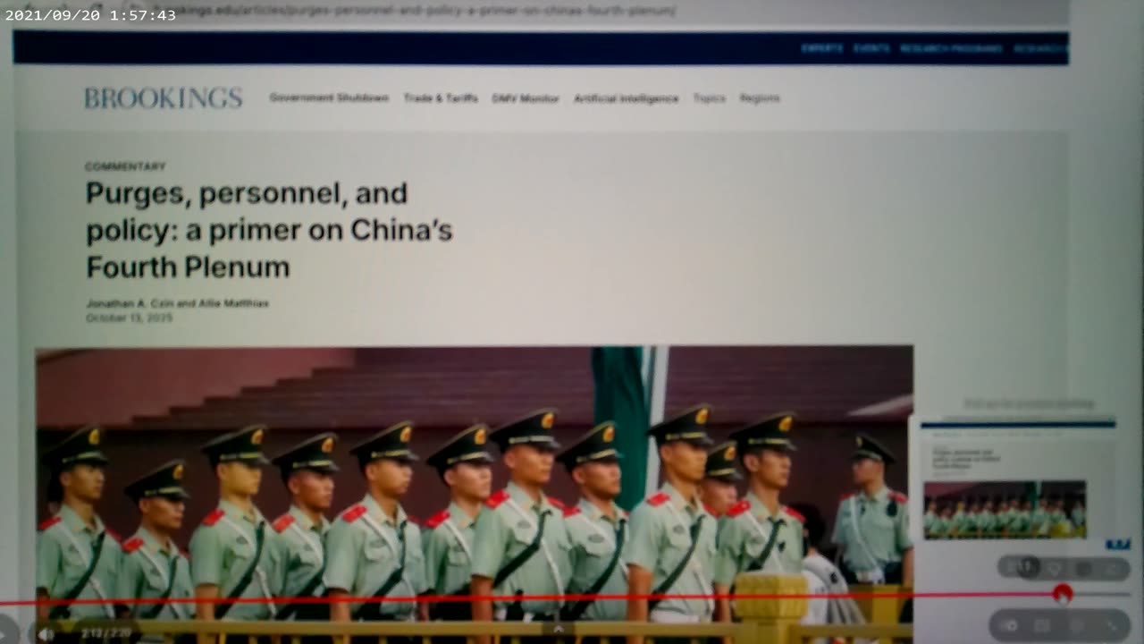 20 OCTOBER - CCP CANNOT FALL because if it falls China Will Fall and So Will the ENTIRE World!!