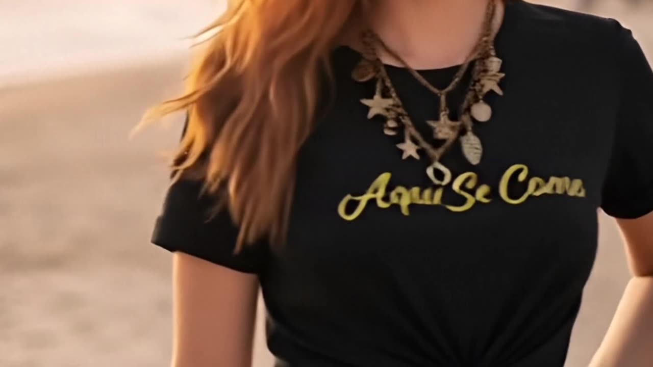 Can you handle this much confidence in one tee? Loka just hits different #beachvibes #boldstyle