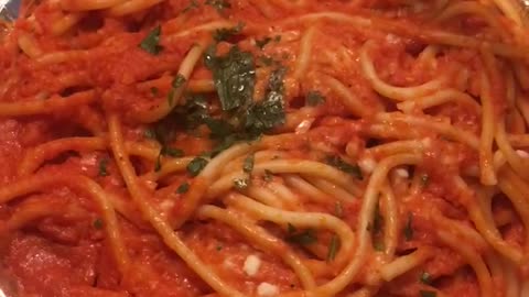 Awesome Spaghetti From Nino’s Pizzeria a Long Time Favorite New York City Place