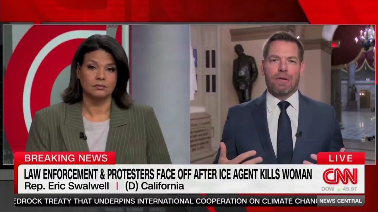 Swalwell calls ICE agents masked thugs