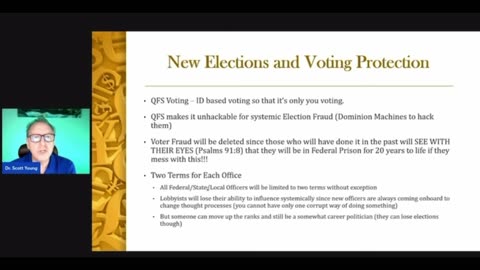 Dr Scott Young - NESARA A Primer - Benefits - QFS FEDS IRS