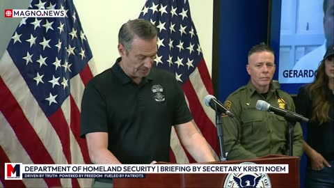 🇺🇸 DHS Secretary Kristi Noem Holds Briefing in Los Angeles on ICE Deportation Operations [LIVE]