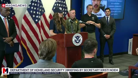 🇺🇸 DHS Secretary Kristi Noem Holds Briefing in Los Angeles on ICE Deportation Operations [LIVE]