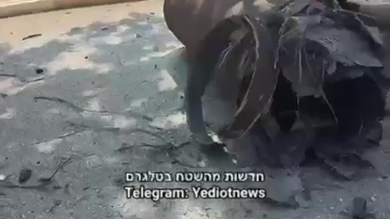 Missile parts found in the crash site