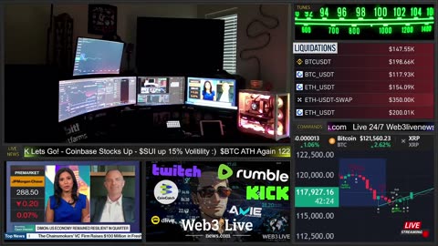 🎯 Bitcoin Explodes Past $122K! | Coinbase Stock Surges | Wall Street & Crypto Hit ATHs