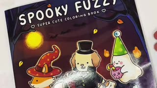 👻🎨 Get ready for some spooky fun! Our Spooky Fuzzy Coloring Book