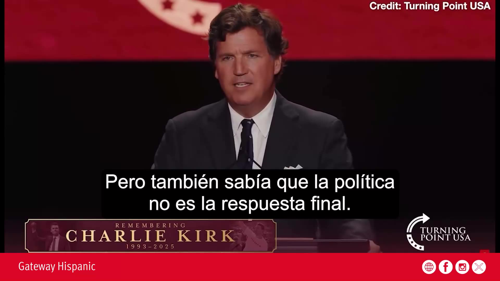 Tucker Carlson: Charlie had no hatred in his heart because of Christs command
