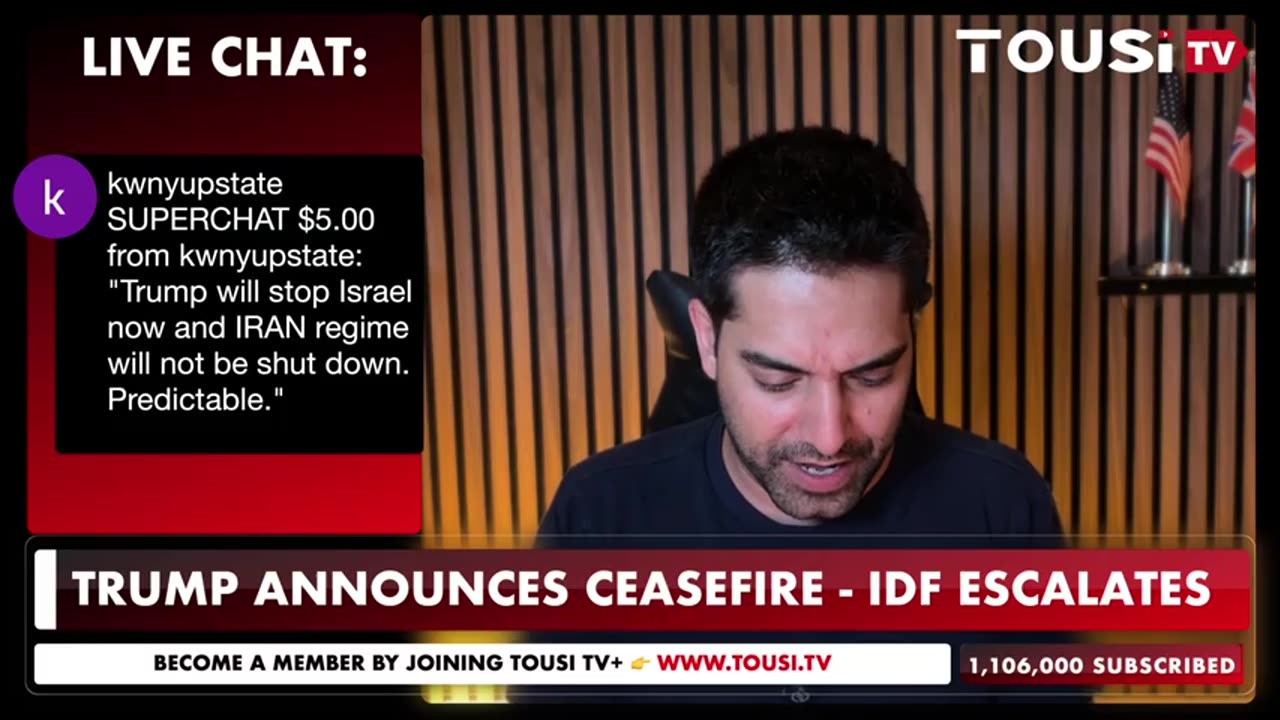 Tousi TV🚨 BREAKING: China THREATENS Iran As Trump Confirms Ceasefire