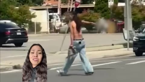 Cop hits gun-wielding woman with police car