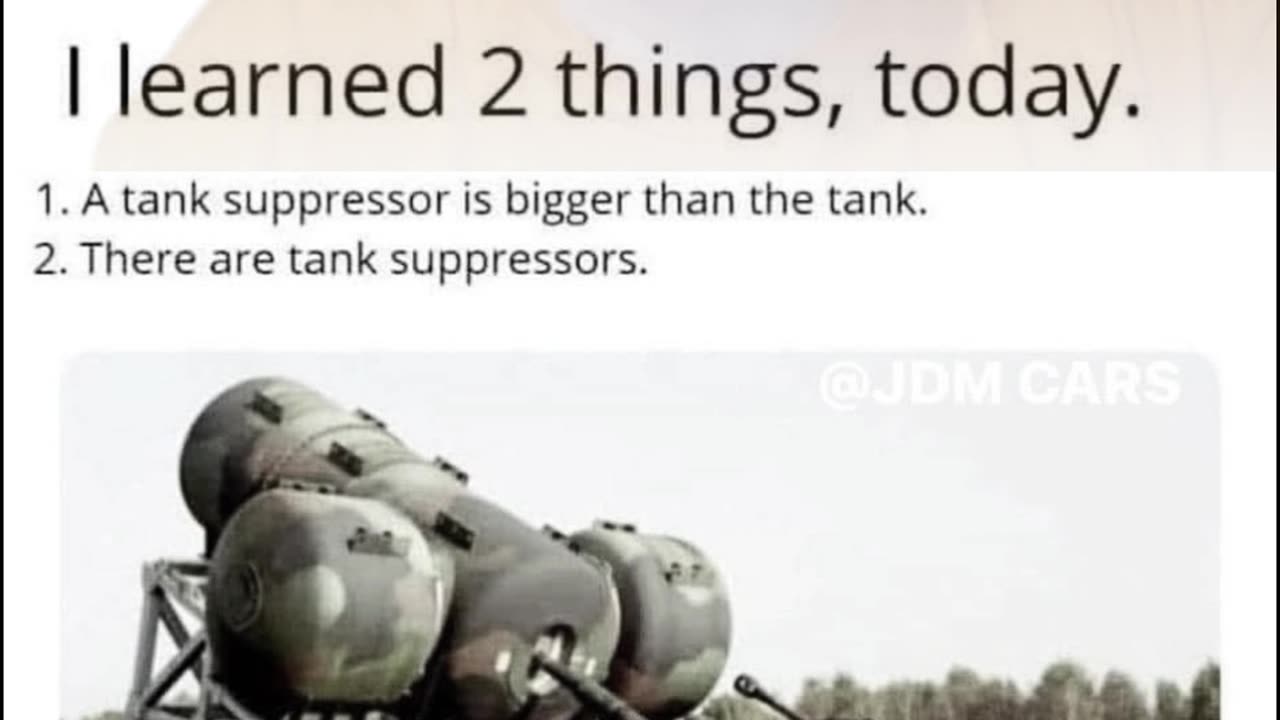 A Tank Suppressor #meme #funny #humor