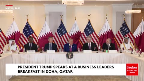 FULL EVENT: Trump And Top Business Leaders Hold Roundtable In Doha, Qatar