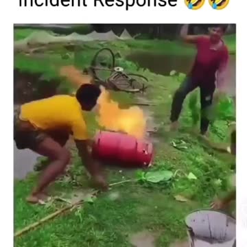 How To NOT Put Out A Cylinder Fire!!!